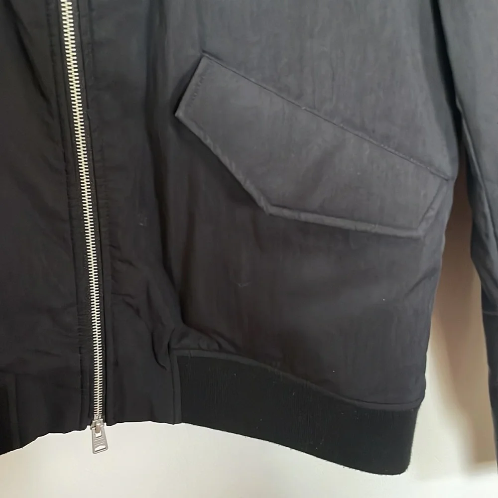 All Saints Insulated Faux Fur Bomber Jacket - Picture 3 of 6